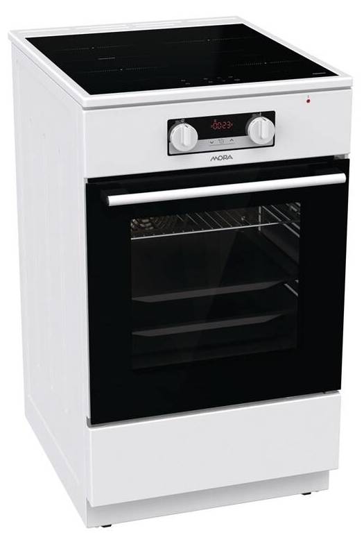 Indukční sporák Mora I 8688 BW / 70 l / 4 varné zóny / 10,5 kW / bílá Varianta: ivi1