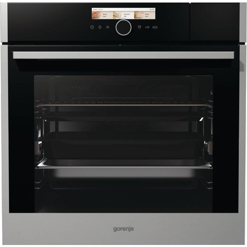 Vestavná trouba Gorenje Superior BCS798S24X PureSteam / 3400 W / 73 l / nerez Varianta: ivi1