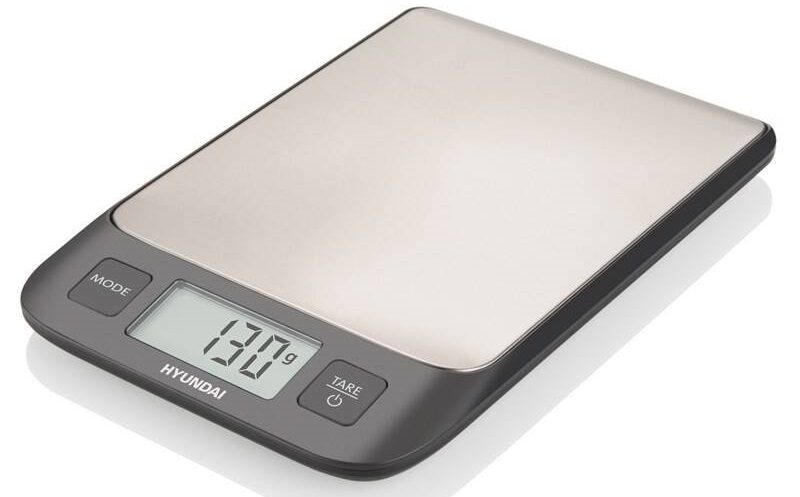 Kuchyňská váha Hyundai KVE 927 / zátěž 5 kg / stříbrná Varianta: ivi1