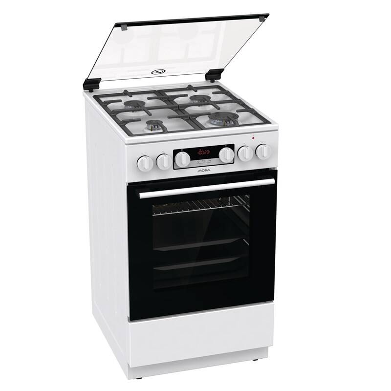 Kombinovaný sporák Mora K 8668 BW / 3,3 kW / 70 l / bílá Varianta: ivi1