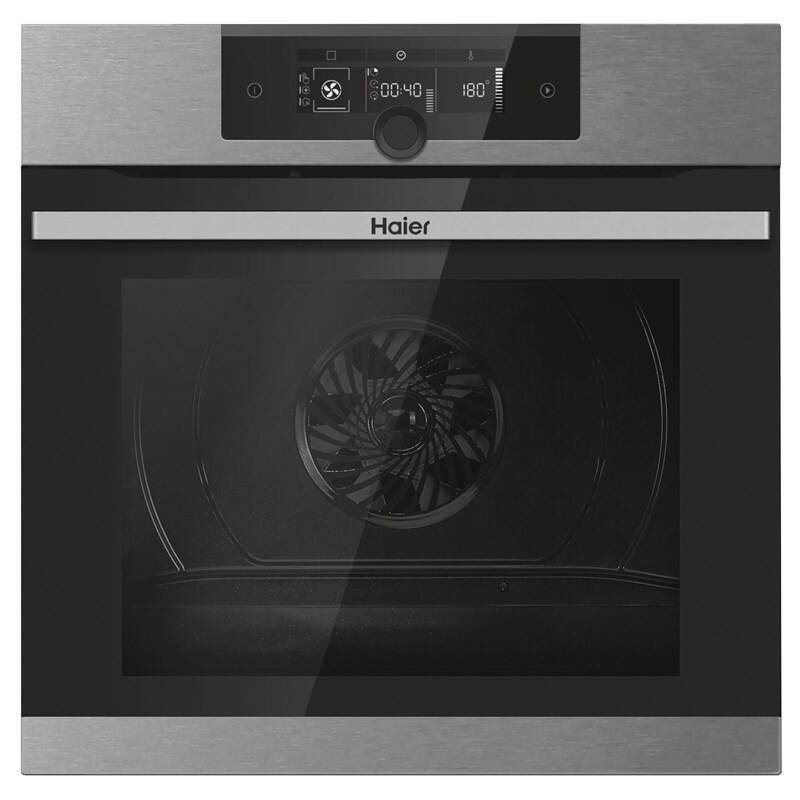 Vestavná trouba Haier I-Turn Series 2 HWO60SM2F9XH / 70 l / 2600 W / 8 programů / nerez/černá Varianta: ivi1