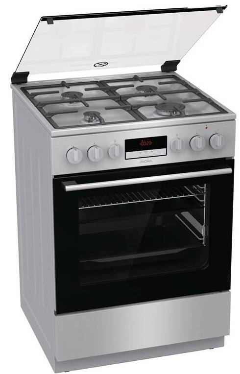 Kombinovaný sporák Mora K 8668 BX6 / 71 l / 4 varné zóny / 3300 W / nerez Varianta: ivi1