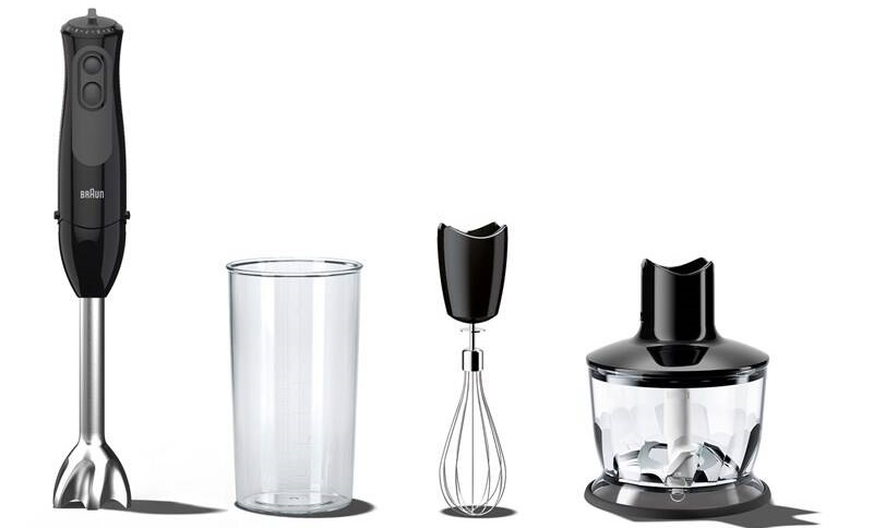 Ponorný mixér Braun MultiQuick 3 MQ3135BK / 900 W / černá Varianta: ivi4