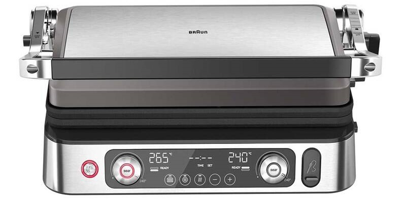 Elektrický kontaktní gril Braun Multigrill 9 Pro CG9167 / 2200 W / stříbrná/černá Varianta: ivi1