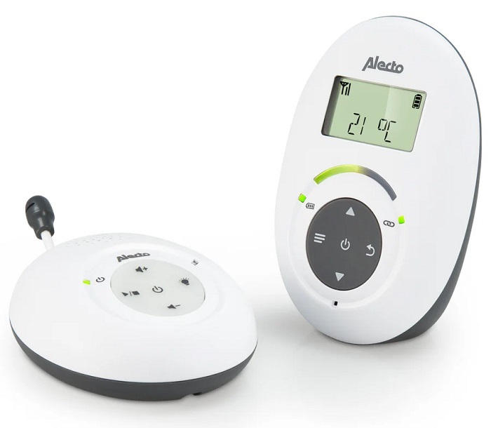 Dětská chůvička Alecto DBX-125 / 1,8 GHz / 300 m / bílá/šedá Varianta: ivi4