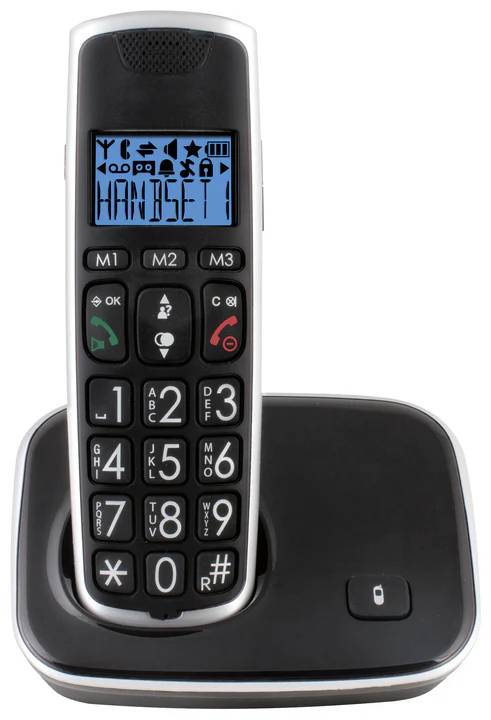 Domácí telefon Profoon PDX-2708 / Hands free / LCD / černá Varianta: ivi1