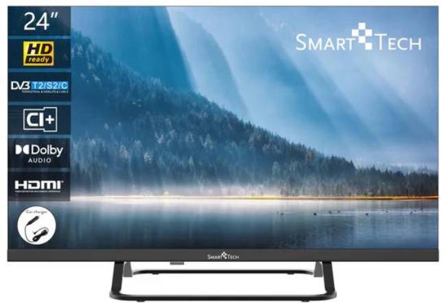Televize Smart Tech 24HN01VC / 24" (61 cm) / HD / 1366 x 768 px / černá Varianta: ivi1