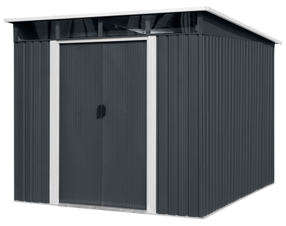 Zahradní domek BestBerg ZDSL-6A / 6,6 m² / 238 x 279 x 203 cm / šedá Varianta: ivi0