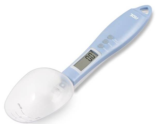 Digitální kuchyňská odměrka ADE KE 1808-1 / přesnost 0,1 g / g/ml / 0,045 l / modrá Varianta: ivi46