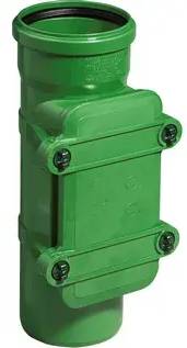 Čistící tvarovka Wavin KG 2000 PP PPKGRE / DN160 / polypropylen / zelená Varianta: ivi1