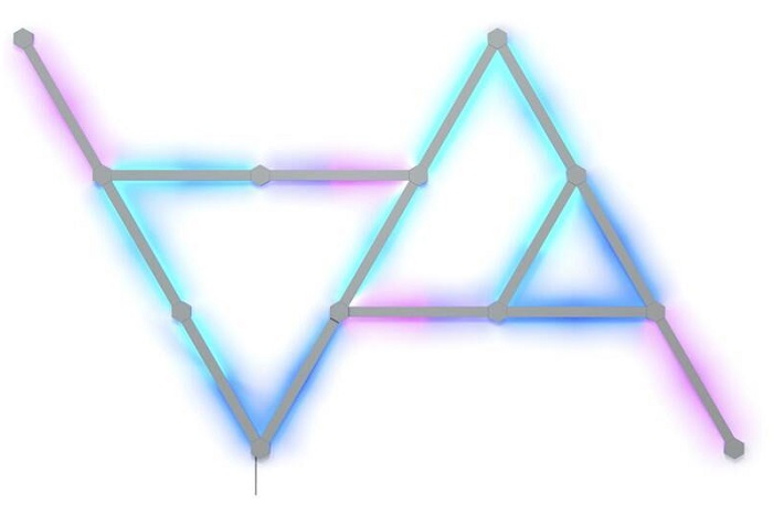 Inteligentní LED světelné lišty Nanoleaf Lines Starter Kit / 15 ks / RGBW / Wi-Fi / bílá Varianta: ivi1