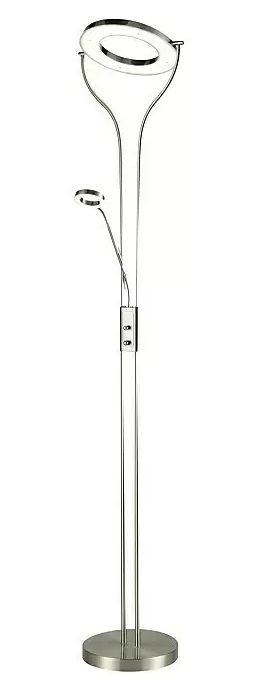 LED stojací lampa Tween Light Termoli / 180cm / 22,5W / teplá bílá / stříbrná Varianta: ivi1