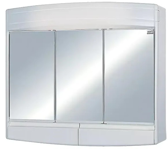 Zrcadlová skříňka s LED osvětlením Sieper Topas Eco / 60 x 53 x 18 cm / bílá Varianta: ivi1