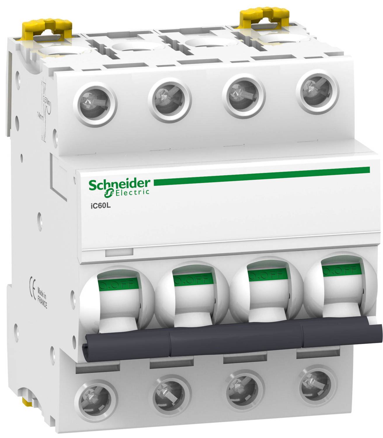 Jistič Schneider Electric A9F93463 iC60L 4P 63A B / IP20/ AC/DC Varianta: ivi1