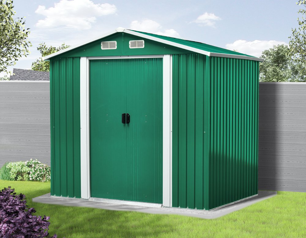 Zahradní domek BestBerg ZDB-4Z / 4,1 m² / 236 x 174 x 206 cm / zelená Varianta: ivi0