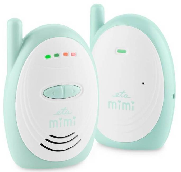Dětská elektronická chůva ETA MIMI 830690000 / dosah až 300 m / 2,4 GHz / bílá/mintová Varianta: ivi5