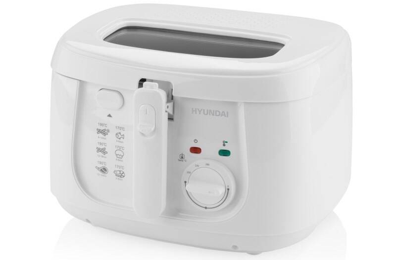 Fritéza Hyundai DF 165 / 2,5 l / 1800 W / bílá Varianta: ivi1