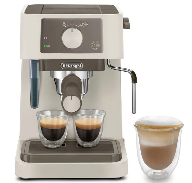 DeLonghi Pákový kávovar De'Longhi Stilosa EC235.CR / 1,1 l / 1100 W / béžová Varianta: ivi1