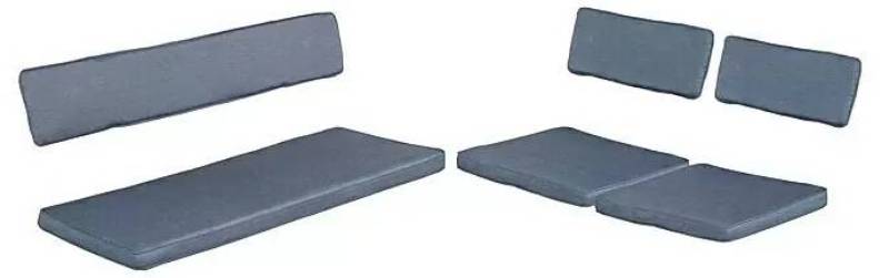 Náhradní polštáře Sunfun Diana / polyester / modrá Varianta: ivi1