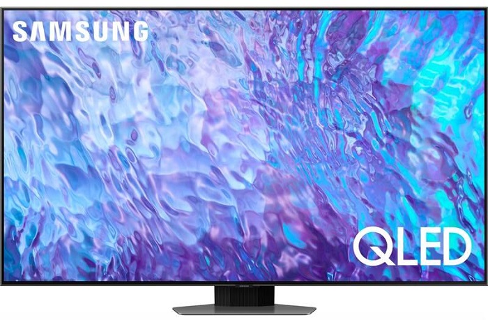 Smart televize Samsung QE75Q80CA / QLED / 75" (189 cm) / 3840 × 2160 px / 4K UHD / stříbrná Varianta: ivi1