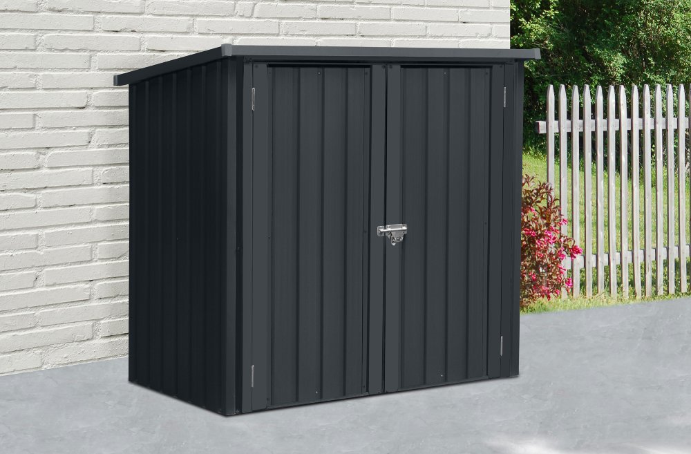 Zahradní domek BestBerg ZS1-1A / 1,3 m² / 147 x 86 x 134 cm / šedá Varianta: ivi0