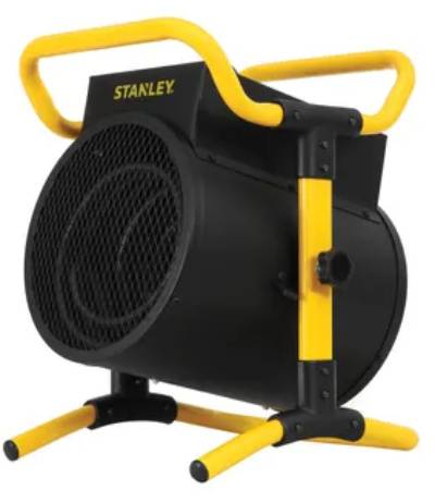 Teplovzdušný ventilátor Stanley ST-309-401-E / do 90 m³ / 844 m³/hod. / 9000 W / černá/žlutá Varianta: ivi8