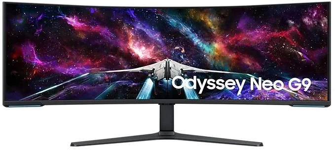 Herní monitor Samsung Odyssey Neo G95NC (LS57CG954NUXEN) / 57" (144 cm) / Dual UHD / doba odezvy 1 ms / bílá Varianta: ivi1