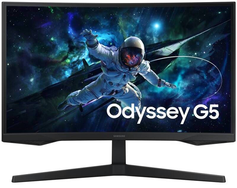 Herní monitor Samsung Odyssey G55C (LS27CG554EUXEN) / 27" (68,6 cm) / Quad HD / doba odezvy 1 ms / černá Varianta: ivi4