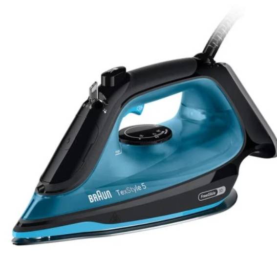 Napařovací žehlička Braun TexStyle 5 SI5256BL / 2600 W / 0,3 l / 210 g/min. / modrá/černá Varianta: ivi3