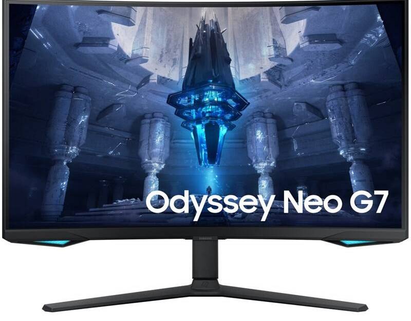 Herní monitor Samsung Odyssey G75NB (LS32BG750NPXEN) / 32" (81 cm) / 4K Ultra HD / doba odezvy 1 ms / černá Varianta: ivi1