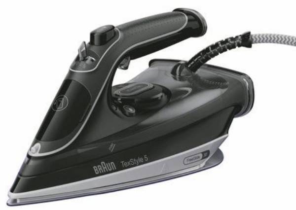 Napařovací žehlička Braun TexStyle 5 SI5188.BK / 2800 W / 220 g/min. / 0,33 l / černá Varianta: ivi3