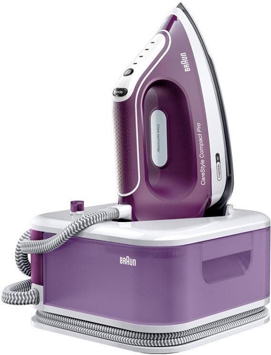 Parní generátor Braun CareStyle Compact Pro IS2577VI / 2400W / 1,5l / fialová Varianta: ivi2