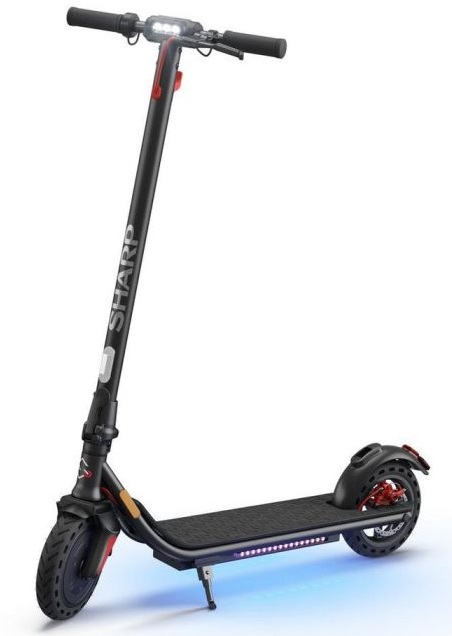 Elektrická koloběžka Sharp EM-KS2AEU-B / 25 km/h / 25 km / 120 kg / černá Varianta: ivi15