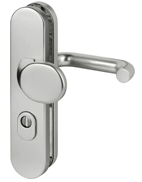 German Dveřní kování ES-1 / hliník/ocel / stříbrná Varianta: ivi1