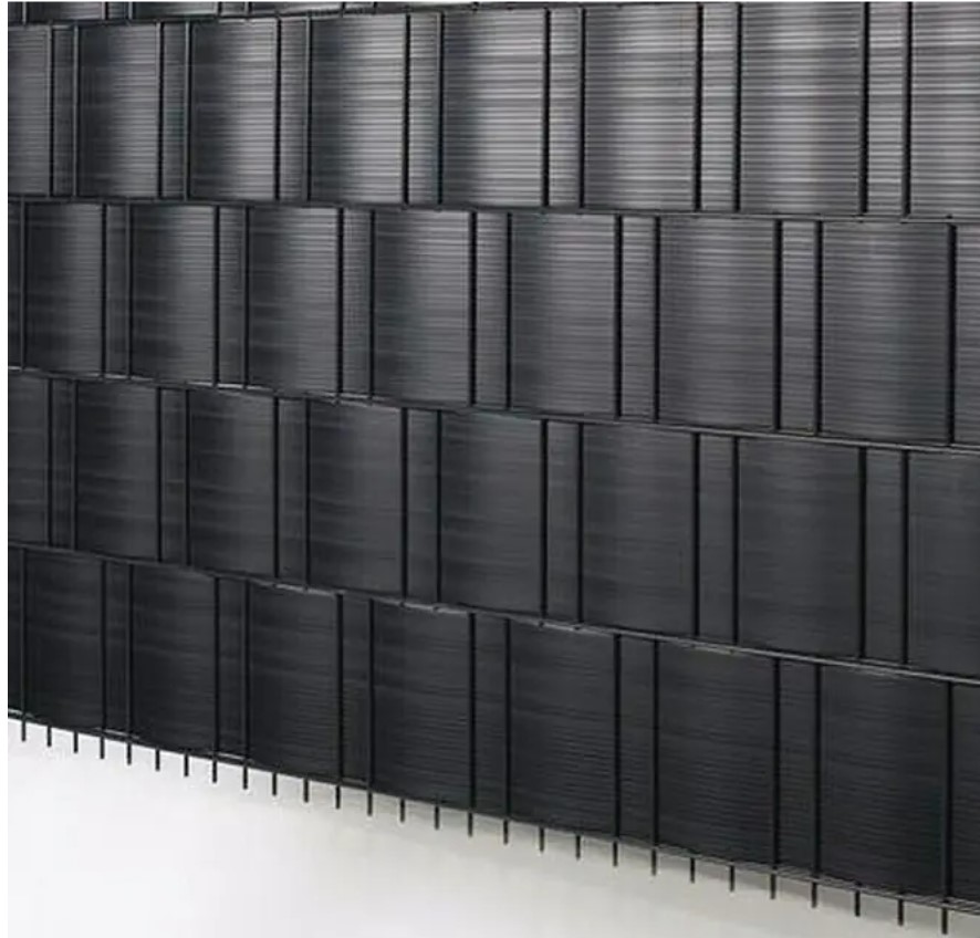 Protipohledové pásy Stabilit / 201,5 x 24,1 cm / 4 ks / černá Varianta: ivi2