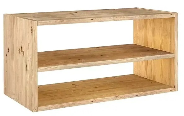 Dřevěný regál Astigarraga Dinamic / 36,2 × 70,8 × 33 cm / borovicové dřevo Varianta: ivi2