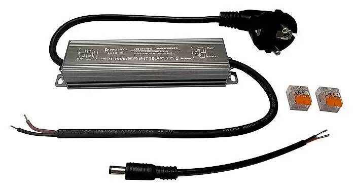 LED transformátor Direct Signs / 100 W / 24 V / šedá / černá Varianta: ivi3
