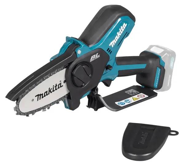 Aku řetězová pila Makita UC100DZ / BEZ AKUMULÁTORU A NABÍJEČKY / 12 V / délka lišty 10 cm / 8 m/s / tyrkysová/černá Varianta: ivi1