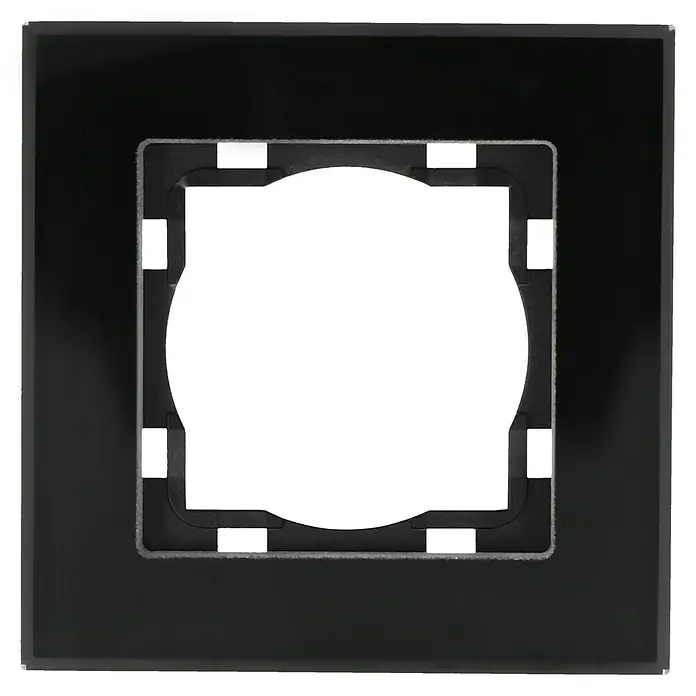 Krycí rámeček Voltomat ART / sklo / černá Varianta: ivi1