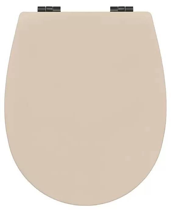 WC sedátko Bemis Hudson / dřevo/nerez / písková Varianta: ivi1