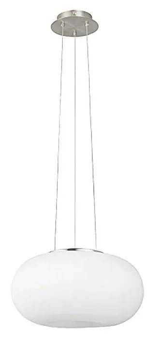 Závěsné svítidlo Eglo Optica / 35 x 110 cm / E27 / 2 x 60 W / bílá/stříbrná Varianta: ivi1