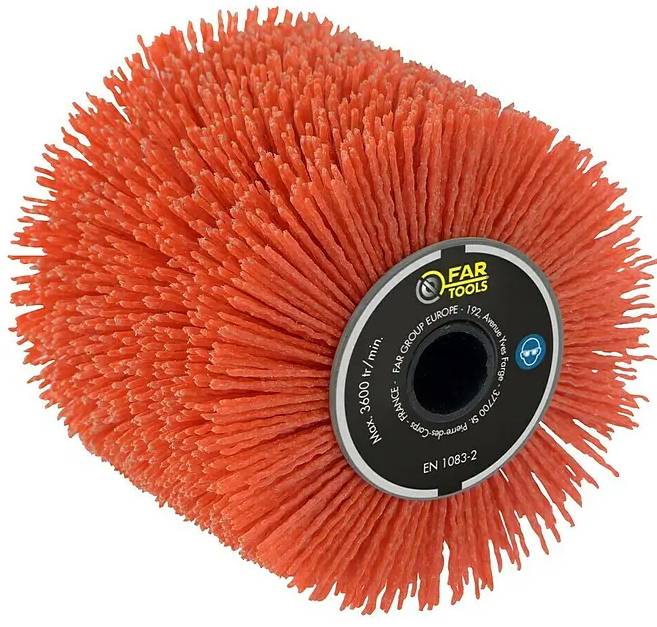 Brusný válec Fartools pro víceúčelovou brusku REX 120 / Ø 120 mm / nylon / červená Varianta: ivi1