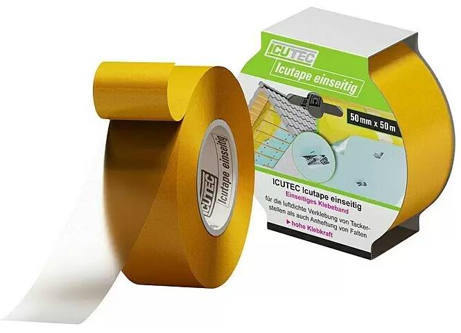Lepicí páska Icutec Icutape / 50 m x 5 cm / syntetická pryž / žlutá Varianta: ivi1