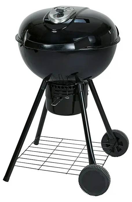 Gril na dřevěné uhlí Kingstone Sunset / grilovací plocha 55 cm / černá Varianta: ivi2