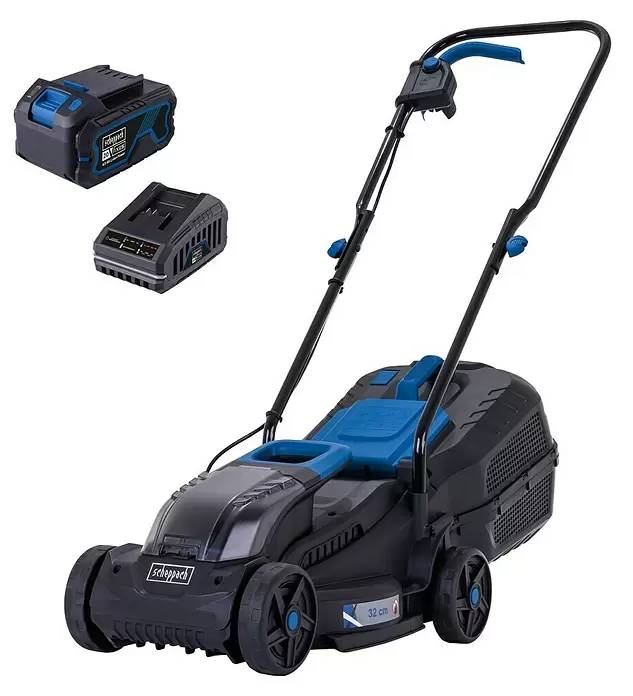Aku sekačka Scheppach BC-MP320-X / 20 V / 20-60 mm / 30 l / modrá/černá Varianta: ivi8