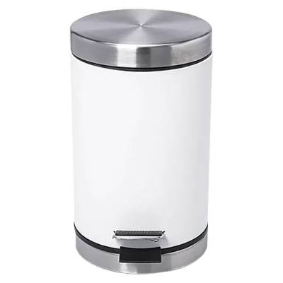 Kosmetický koš Venus Kenzie / 3 l / pedálový / kulatý / bílá Varianta: ivi1