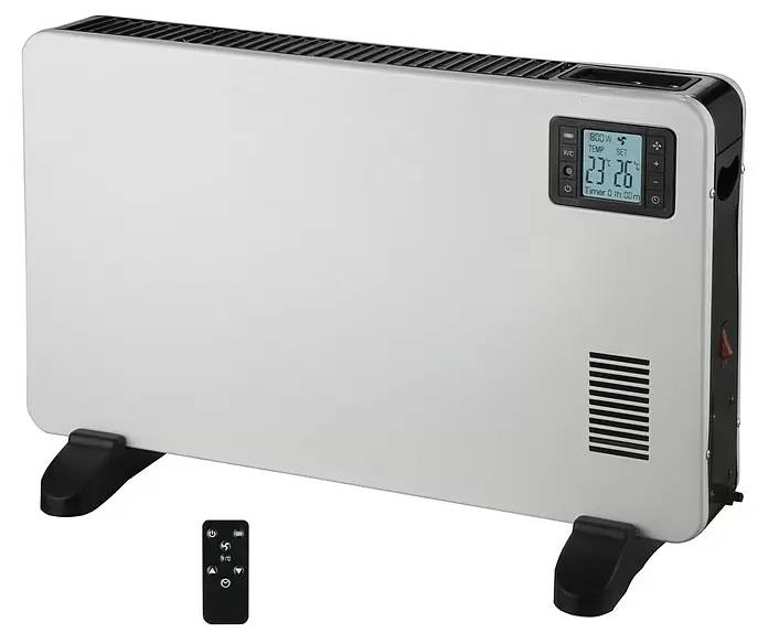 Konvektor Voltomat HEATING JR08R TURBO / 38,5 x 52 x 26 cm / 800 W / kov / bílá/černá Varianta: ivi1