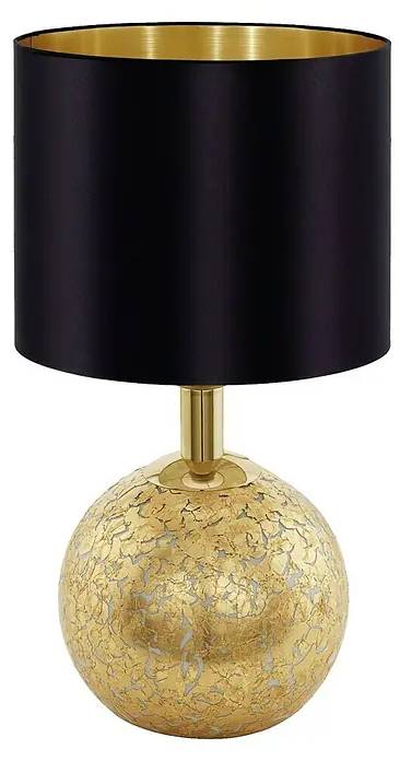 Stolní lampa Tween Light Gala / E27/G9 / 48 W / ocel/textil / černá/zlatá Varianta: ivi1