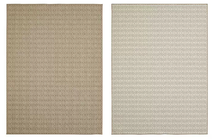 German Oboustranný koberec Reno / 220 x 160 cm / šedá/hnědá Varianta: ivi1