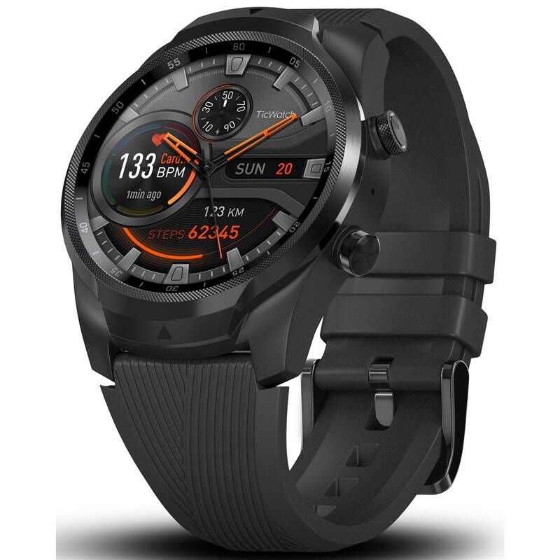 Chytré hodinky Mobvoi TicWatch Pro 4G (P1031004200A) / Bluetooth / Wi-Fi / černá Varianta: ivi1